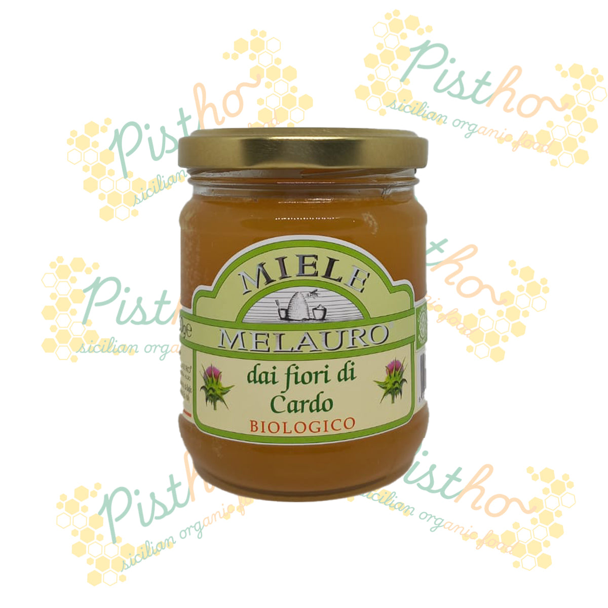 Miele di cardo in vaso da 250gr biologico