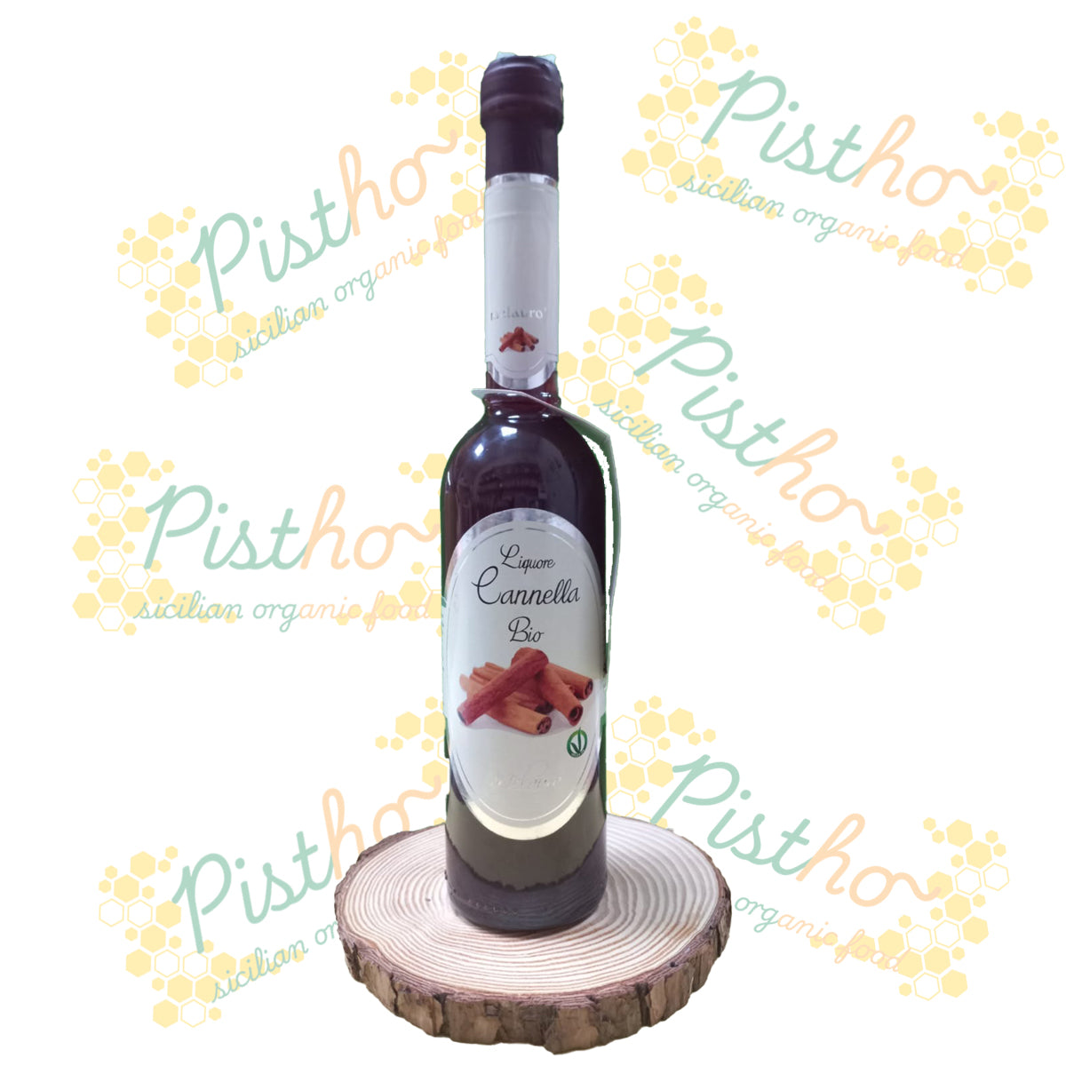 Liquore di Cannella biologico in bottiglia 500ml