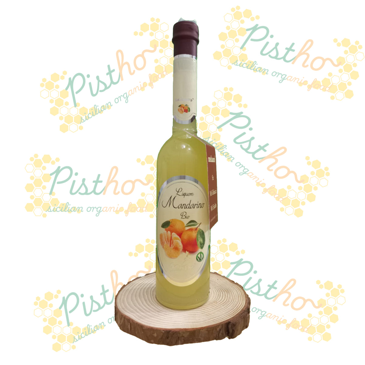 Liquore di Mandarino biologico in bottiglia 500ml