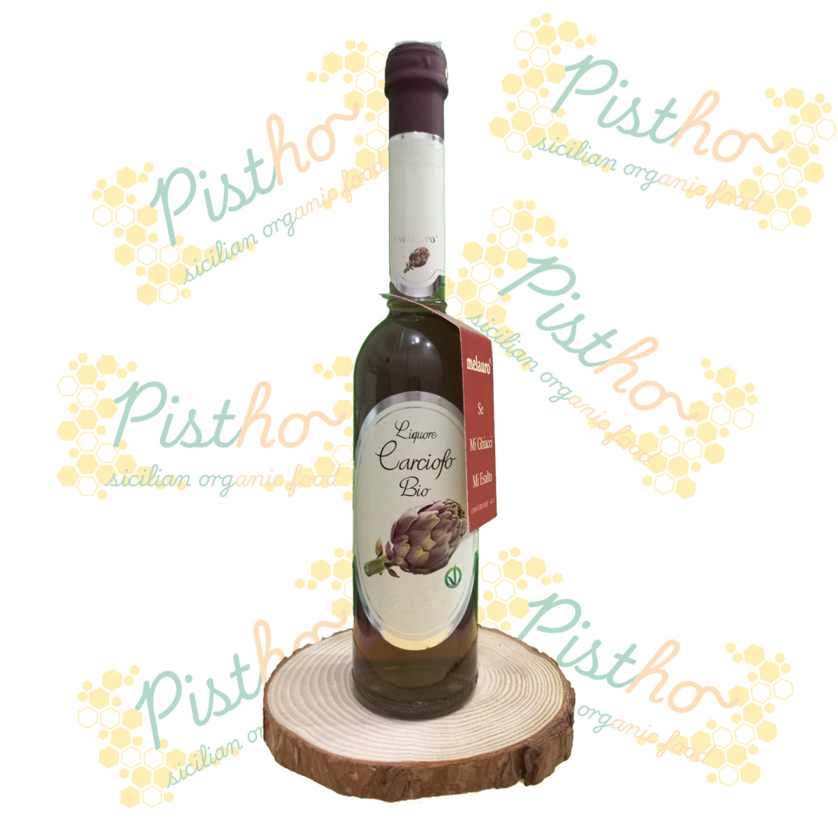 Liquore di carciofo biologico in bottiglia 500ml