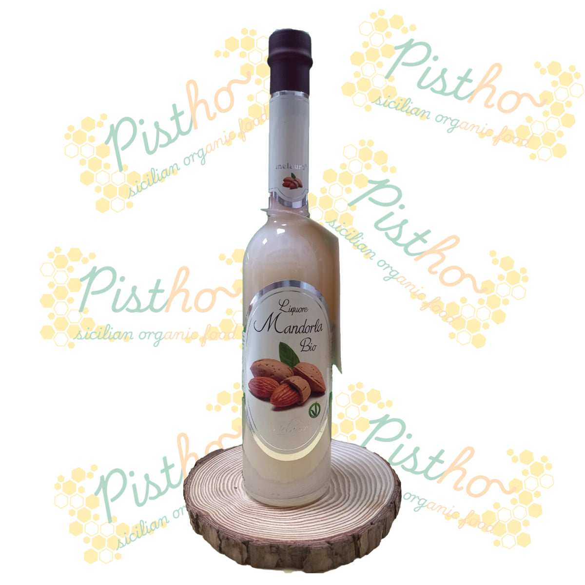 Liquore di Mandorla biologico in bottiglia 500ml