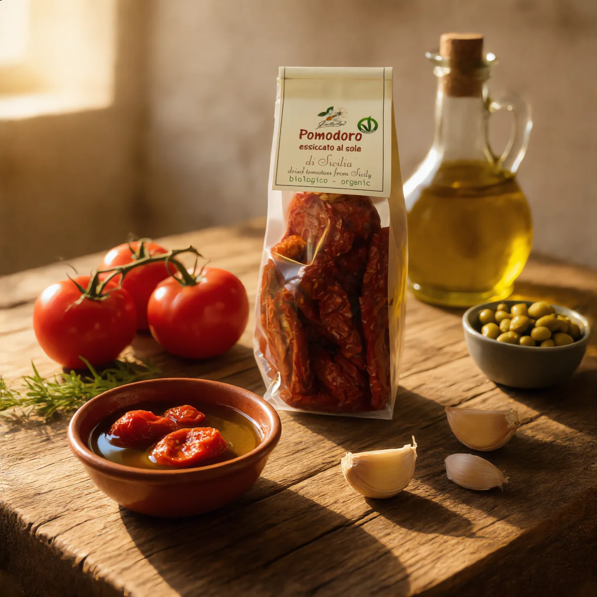 Sonnengetrocknete Tomaten aus Sizilien: Die Tradition, die den Sommer Konzentriert