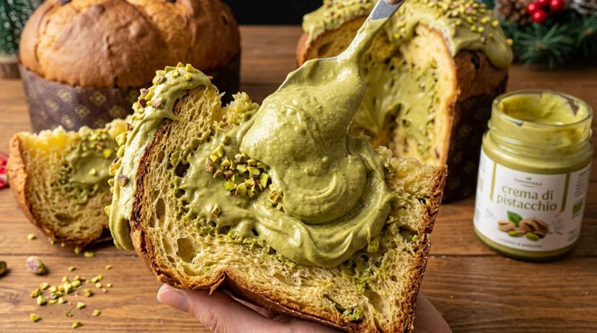 Fourrer un panettone à la crème de pistache : le guide