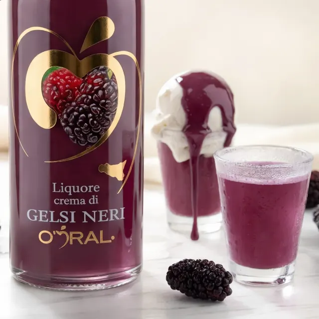 Liquore crema di Gelsi Neri